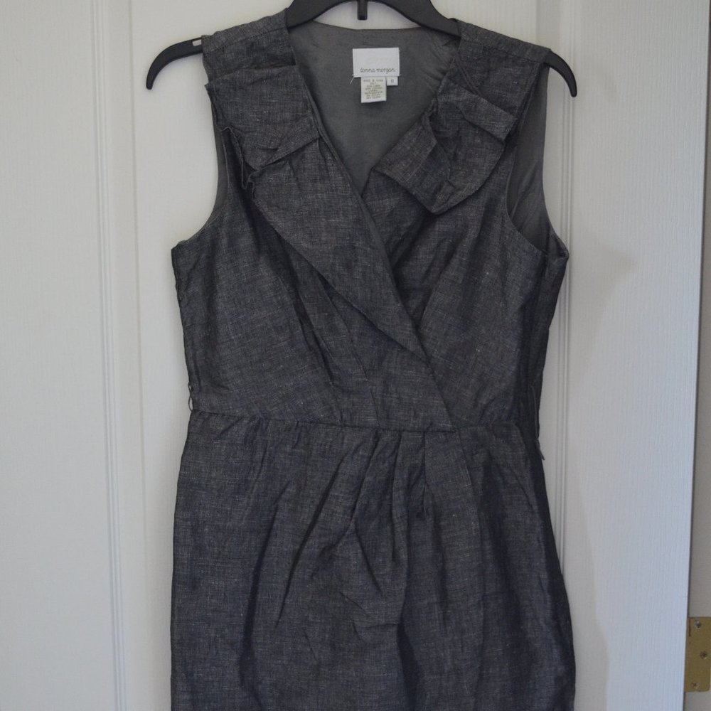 Linen Dress - DONNA MORGAN